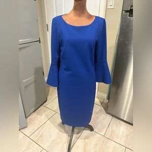 Jessica Howard Royal Blue Long Sleeve Dress